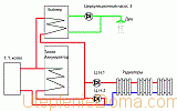 схема обвязки электрического котла отопления