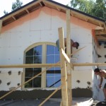 Утепление фасада деревянного дома пенополистиролом