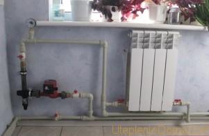 схема подключения электрического котла в систему отопления